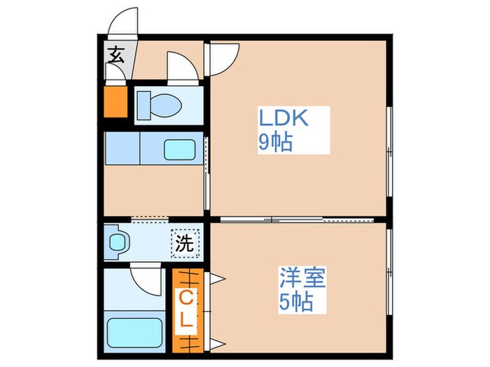 ＡＣＴＩＶＥ・Ｋ中の島の物件間取画像