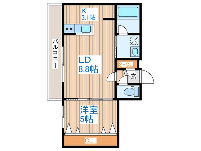 Fran S7の物件間取画像