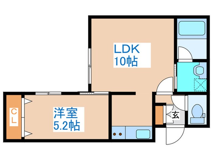 仮）ブリスS15W8の物件間取画像