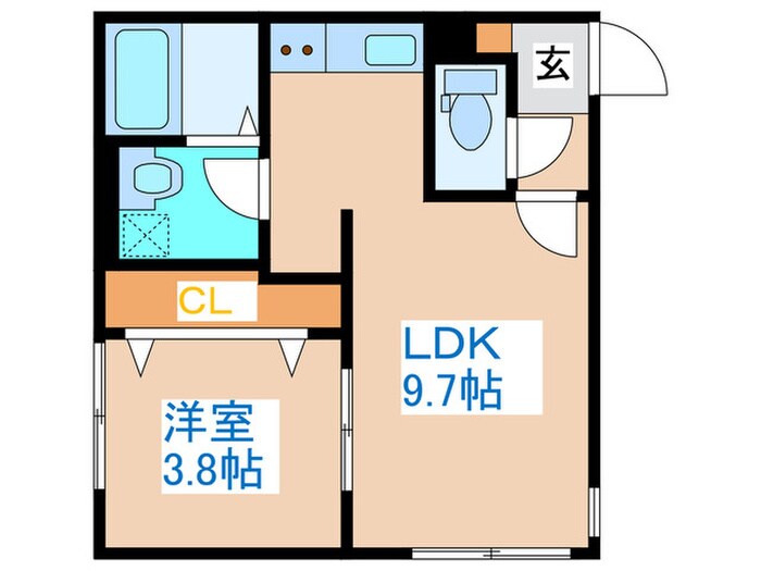 ｼﾃｨﾚｼﾞﾃﾞﾝｽ本郷通の物件間取画像