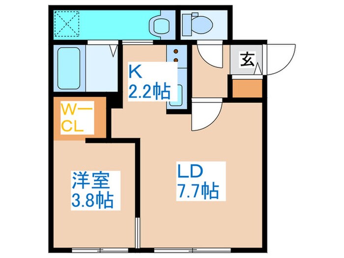 仮）SENNA栄通17MSの物件間取画像