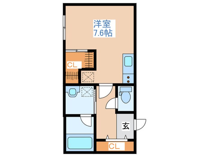 カレラ豊平2ndの物件間取画像