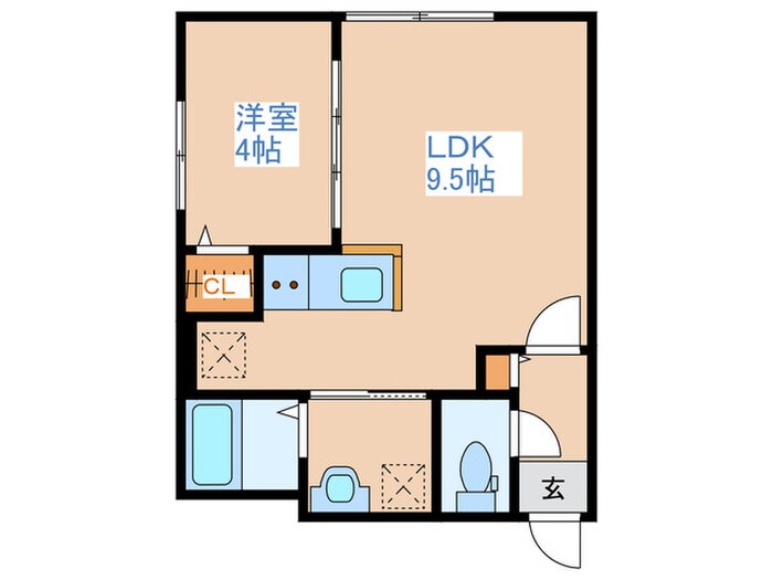 ラフィーネ平岸3条の物件間取画像