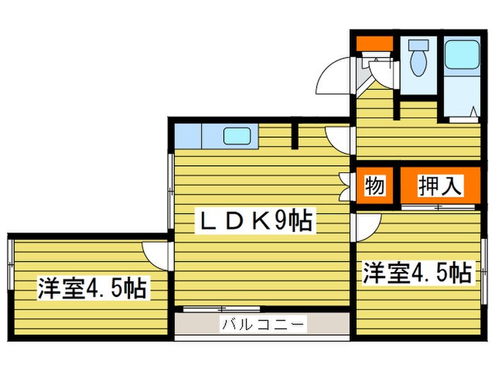 １４１コ－ポの物件間取画像