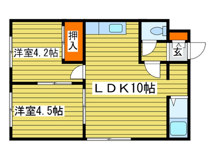 １４１コ－ポの物件間取画像