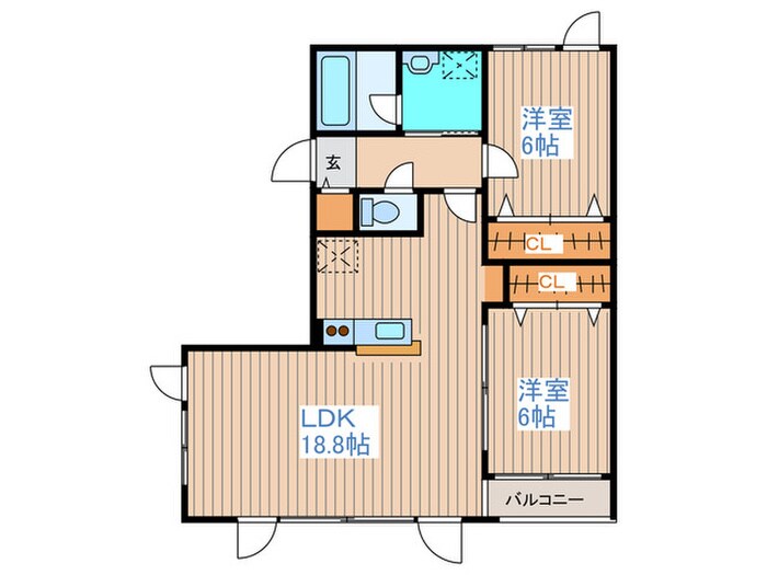スピカ・クラージュの物件間取画像