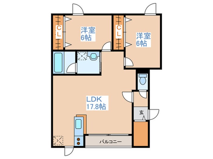 スピカ・クラージュの物件間取画像