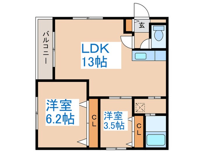 precious kita24の物件間取画像