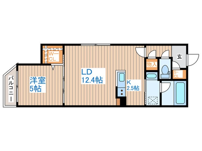 シエル中島公園の物件間取画像