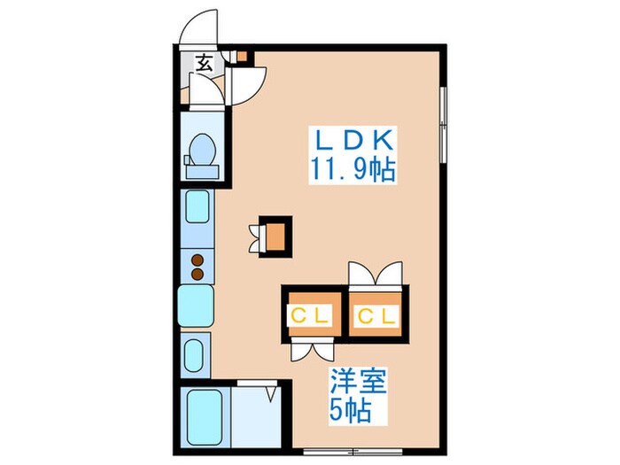 Luna Creciente Kotoniの物件間取画像