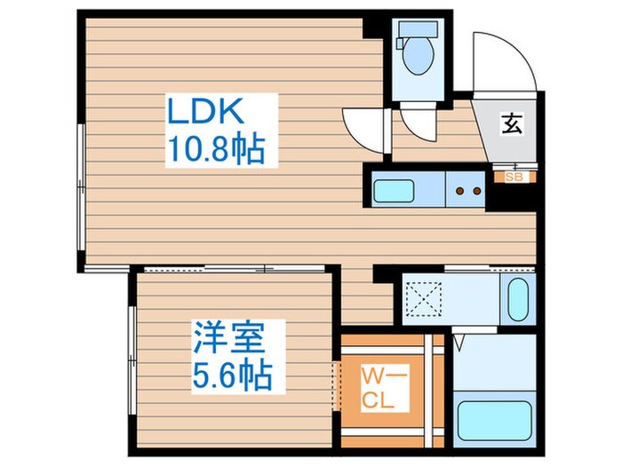 ﾛｰﾀｽｻｳｽの物件間取画像