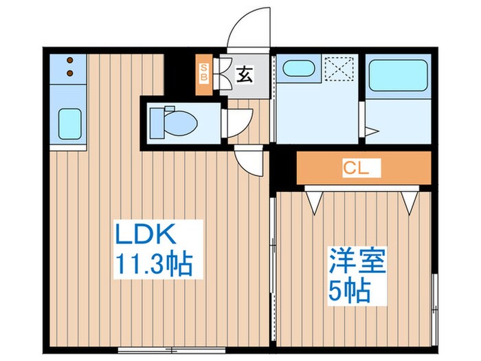 ﾛｰﾀｽｻｳｽの物件間取画像