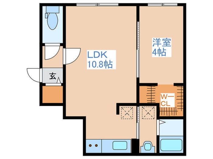 JANUS residences南平岸ステージの物件間取画像