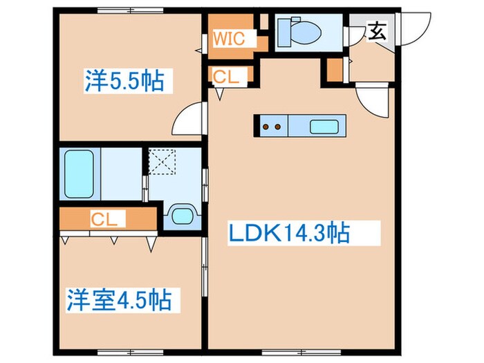 CreaMaison東札幌SWの物件間取画像