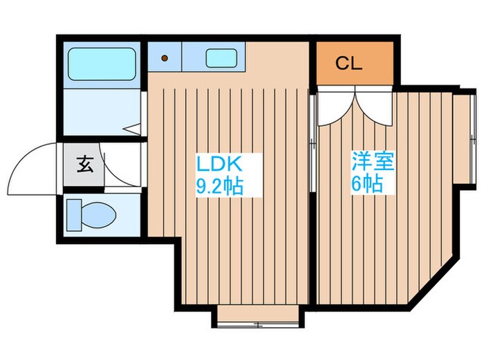 グリーンコート青葉の物件間取画像