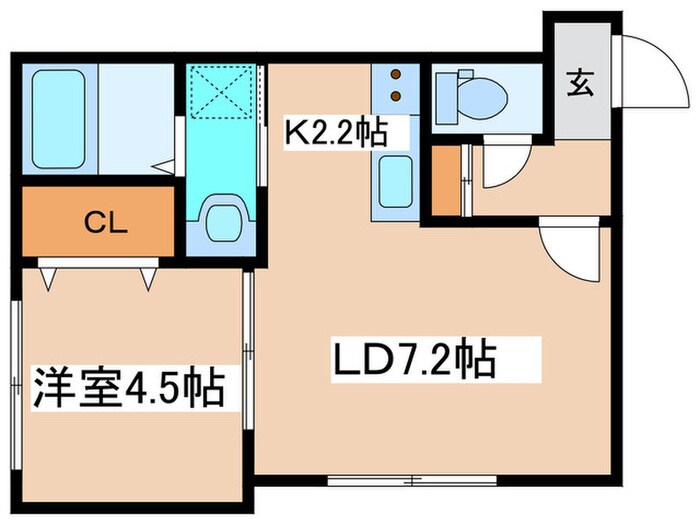 スリーナインYGの物件間取画像