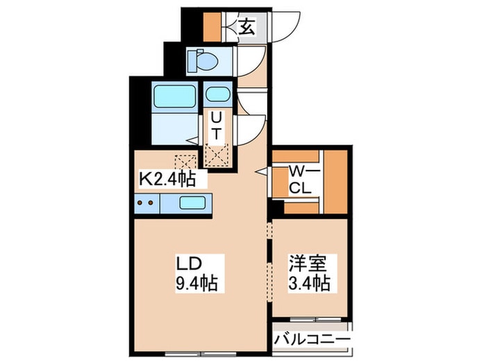 グランドゥール菊水の物件間取画像