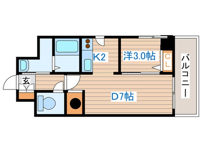 レジディア大通西の物件間取画像