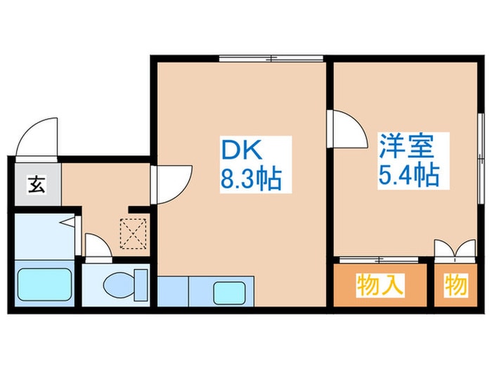 ウィンテラスⅡの物件間取画像