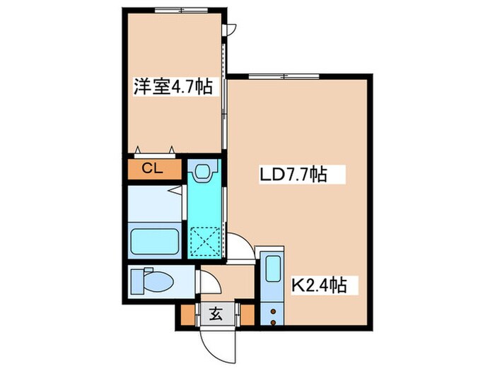 FUTABA SQUARE N21の物件間取画像