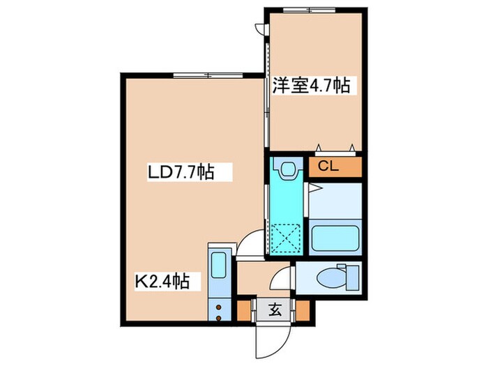 FUTABA SQUARE N21の物件間取画像