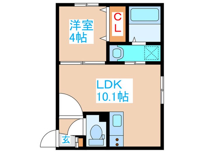 FUTABA SQUARE N21の物件間取画像