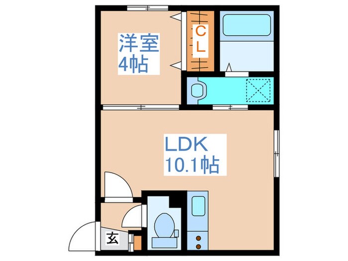 FUTABA SQUARE N21の物件間取画像