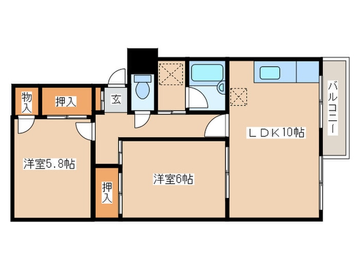 MOマンションの物件間取画像