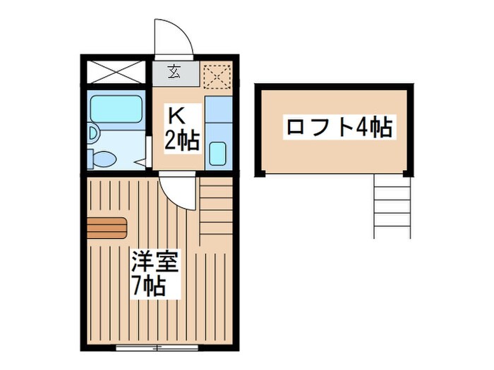 クィ－ン南５条の物件間取画像