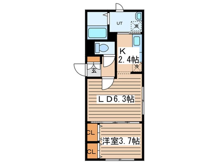 アスパイア宮の森の物件間取画像