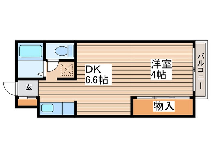 ルナハイツ札幌の物件間取画像