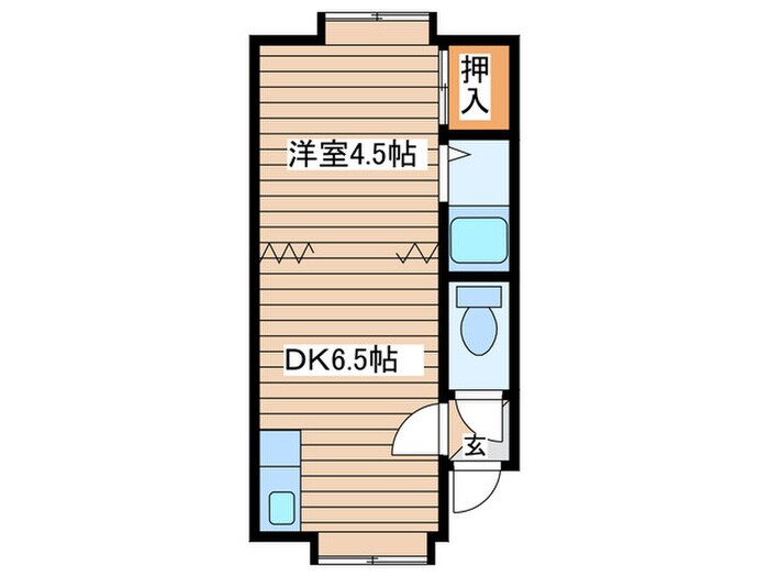 エルパラシオＢ棟の物件間取画像