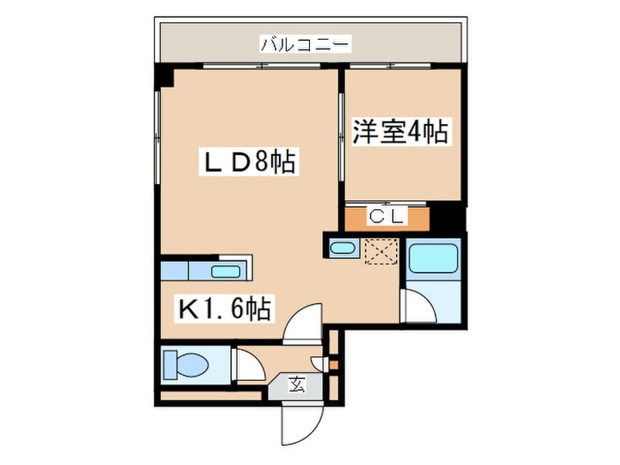 カサブランカ参番館の物件間取画像