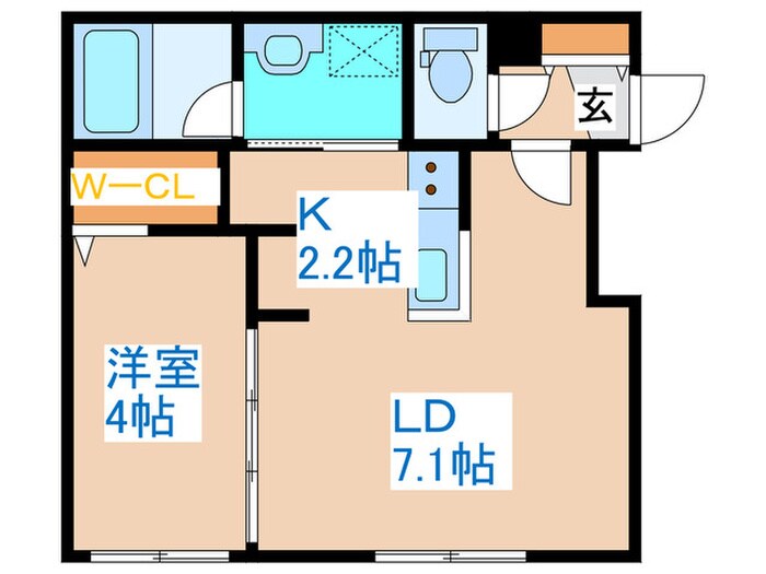シティレジデンス福住の物件間取画像