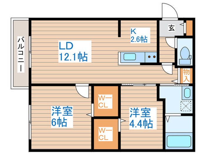 ブランシャールALAIN幌平橋の物件間取画像