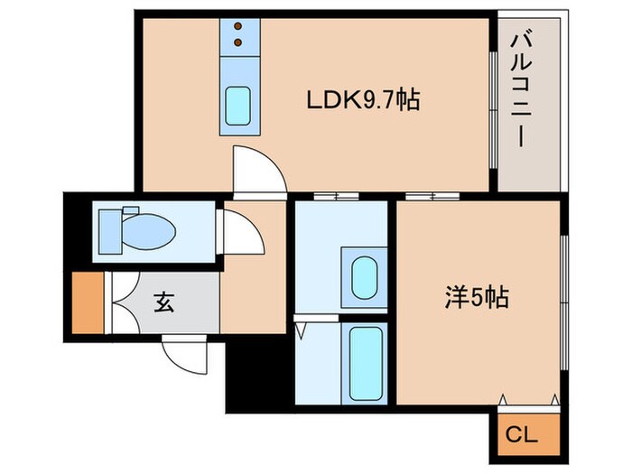 Junesse北18条の物件間取画像
