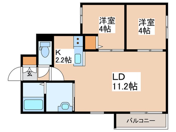 トロワセリーヌの物件間取画像