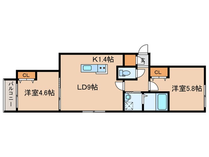 トロワセリーヌの物件間取画像