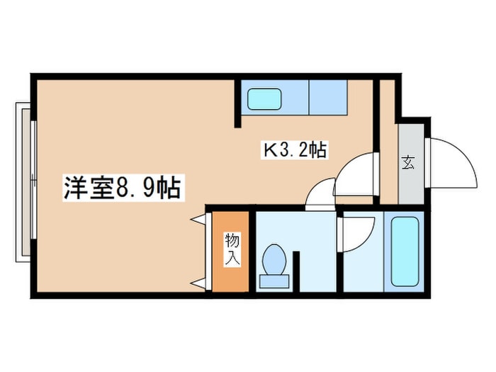 JUST山鼻の物件間取画像