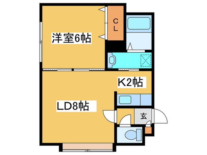 グランジュ－ル弐番館の物件間取画像