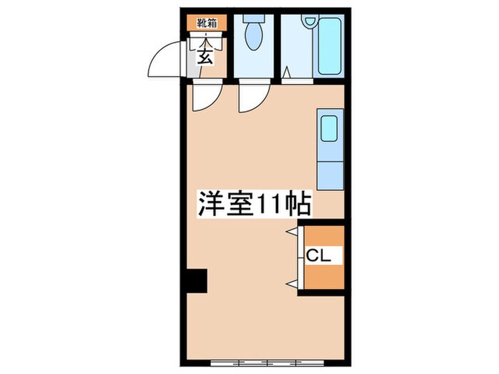 リビング西岡の物件間取画像