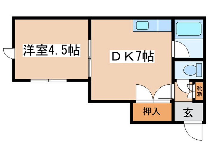 エステ－ト美和南４条の物件間取画像