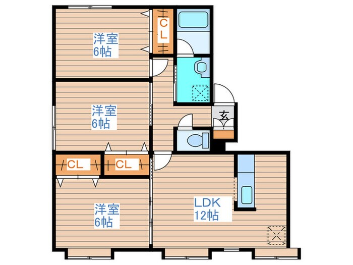 エスパニア札幌Ⅰの物件間取画像