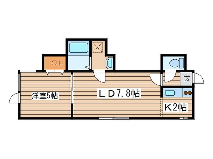 Ｒ．Ｅ．Ｄ　北１９条の物件間取画像