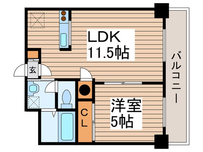 サザンプレステ－ジ北大の物件間取画像