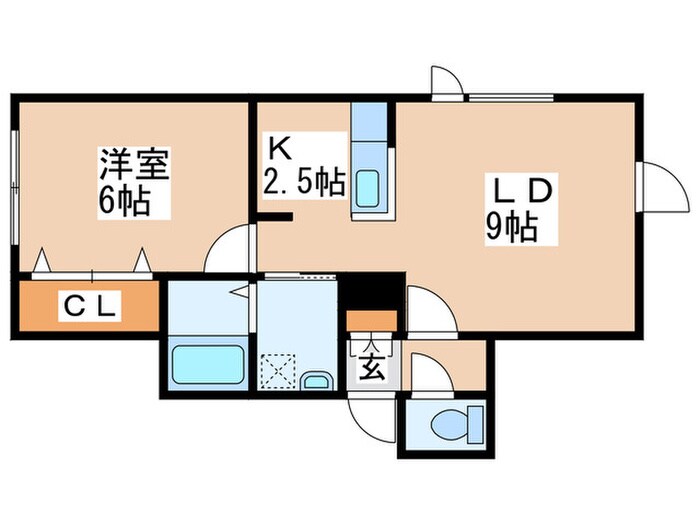 リ－ベンス月寒の物件間取画像