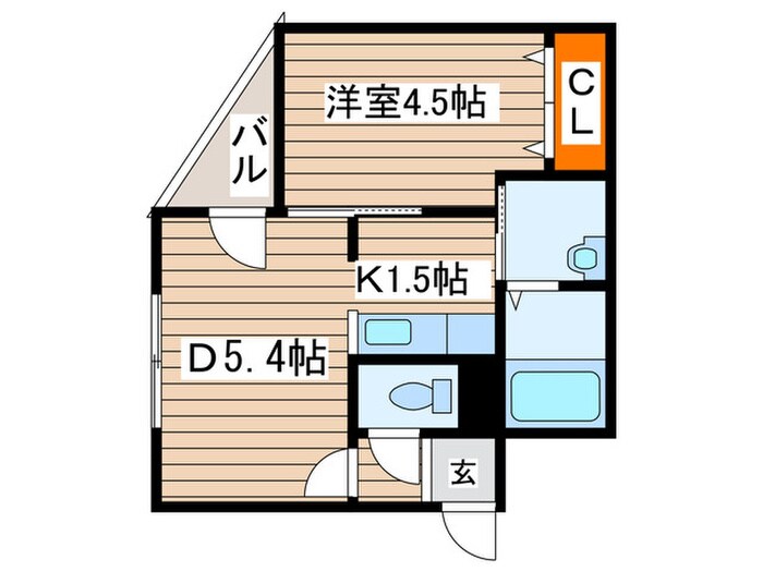 ＥＬＭ１５６の物件間取画像