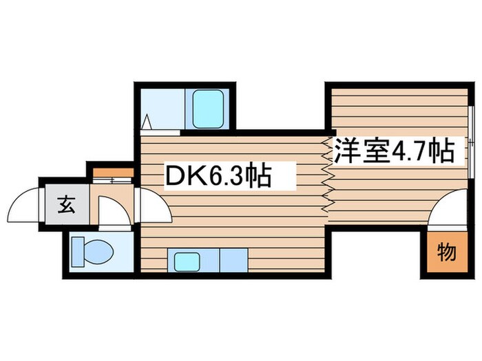レジデンス東豊の物件間取画像