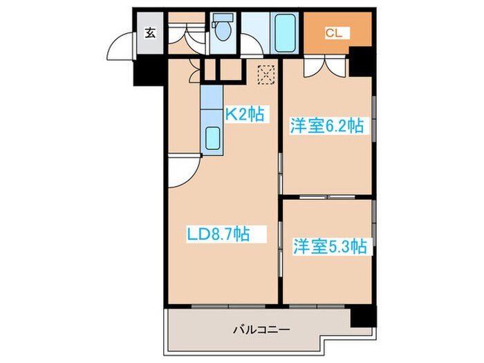 ルネサンス山鼻の物件間取画像
