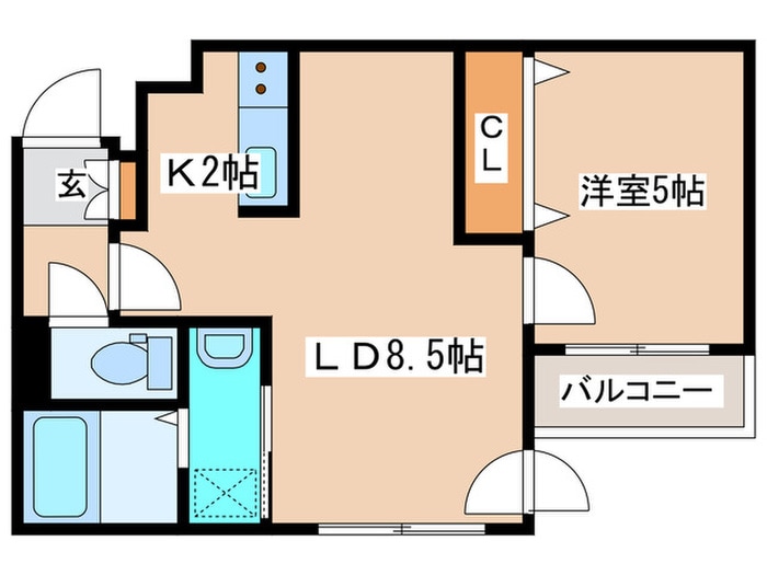 Ｐｏｓｈ栄通の物件間取画像